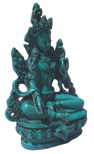 Tara Statue Turuqoise looking RB-609T